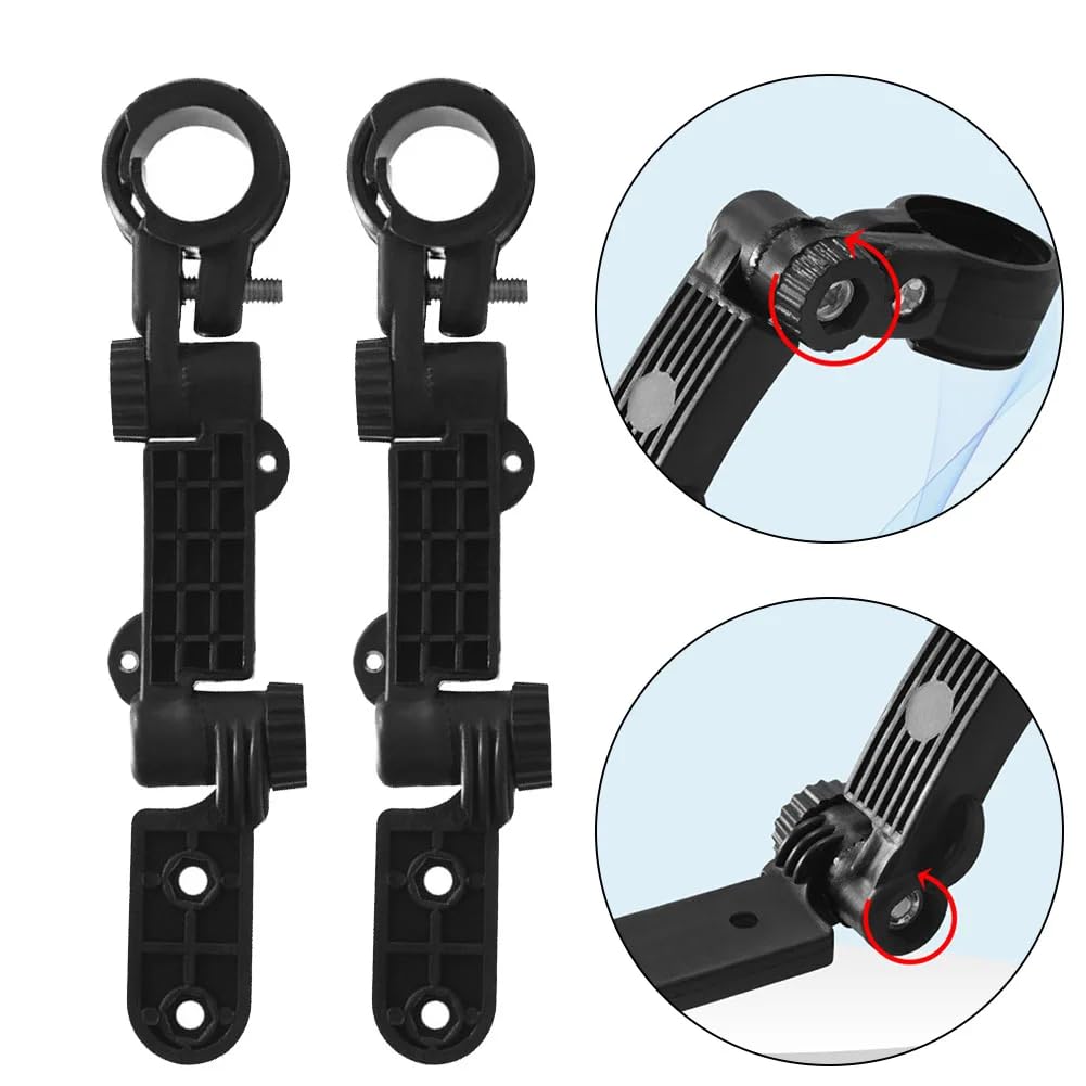 YehVeh 2 Pack Bike Fender Seat Post Clamper Replacement Adjustable Bike Fenders Seatpost Clamp Bracket for Bicycle Mudguard Real Full Cover Mud Guards Kids Balance Bike Fender Set
