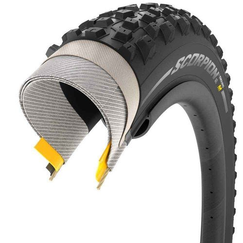 Pirelli Unisex – Adult's Scorpion MTB Mixed Terrain Tyres, Black, 27.5x2.6