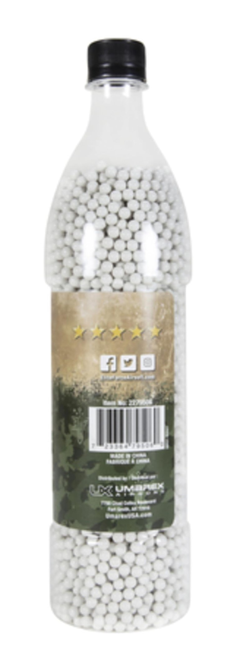 Elite Force Premium 6mm Airsoft BBs Ammo, .25 Gram, 5000 Count
