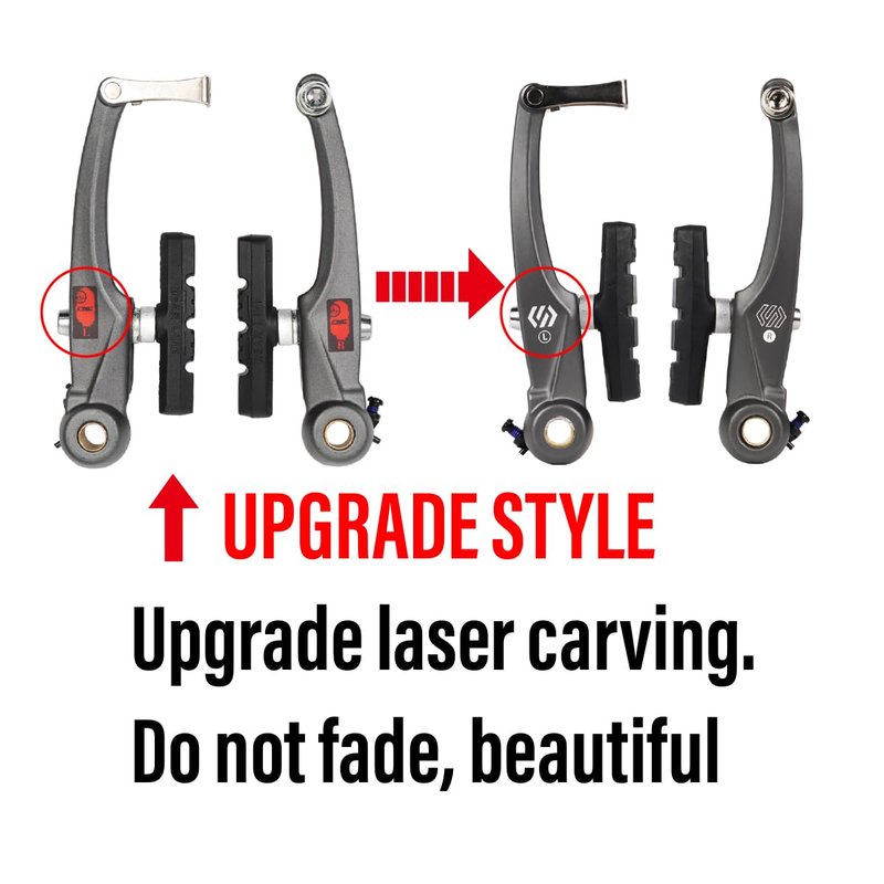 CNC Mountain Bike V Brake Set, Bicycle V Brake for Front/Rear,Linear Pull Bike Rim Brakes for MTB BMX Road Bike Cantilever Brakes.