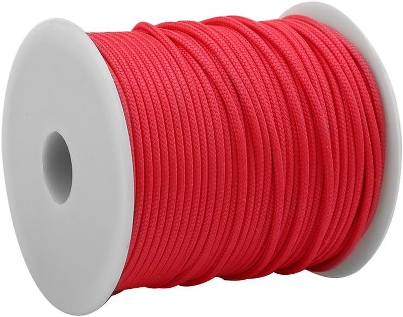 Speargun Reel Line - 50M Heavy-Duty 2mm Spearfishing Cord | Durable Red Utility Line
