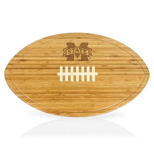 PICNIC TIME NCAA Football Cheese Board - Novelty Charcuterie Board - Serving Platter, Cheese Boards Charcuterie Boards, Wood Cutting Board, (Bamboo)