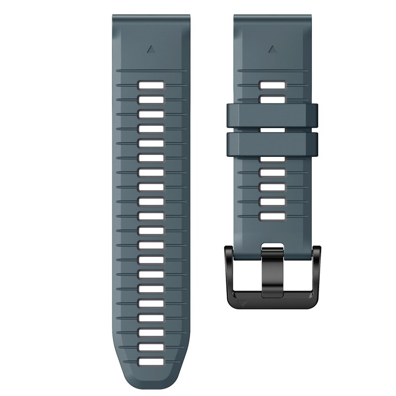 NotoCity for Fenix 7X Pro/6X Pro Band for Fenix 6X Strap Fenix 7X Band 26mm Width Fenix 5X Plus Wristband for Decent Mk2i/tactix Delta/tactix 7 Pro/tactix 7 AMOLED Soft Silicone Watch(Slate-Gray)