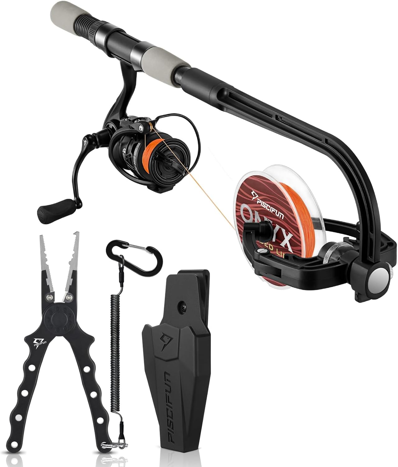 Fishing Line Winder Spooler with Pliers - Effortless Line Management & Precision | Easy to Use