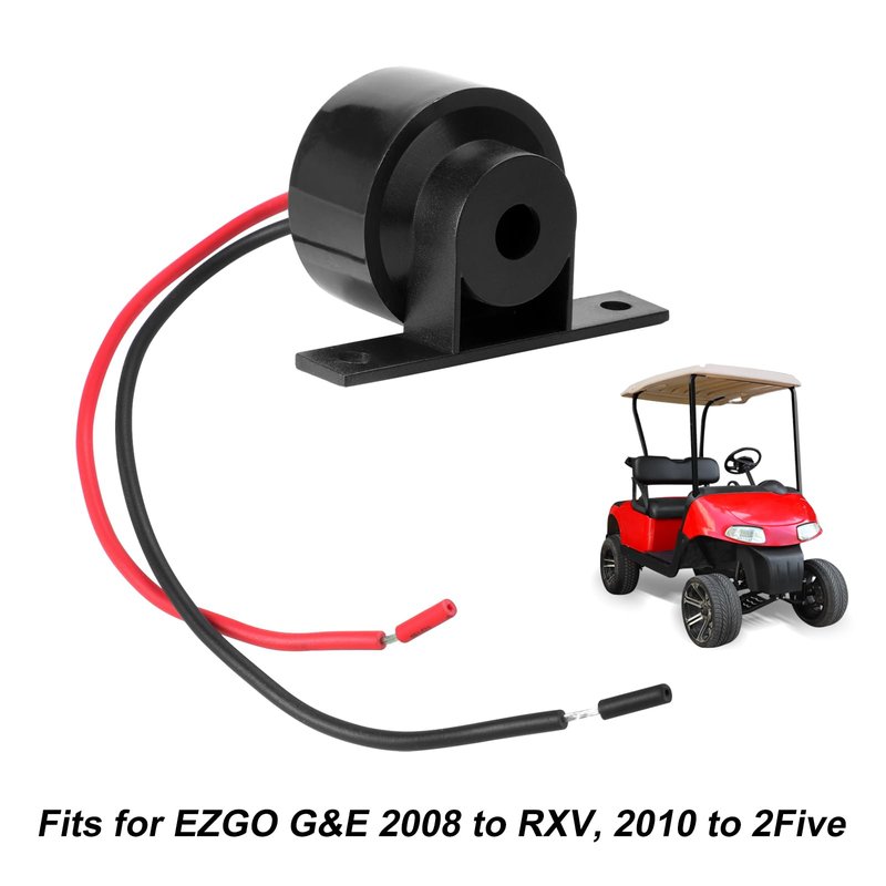 Roykaw Golf Cart Reverse Buzzer, Buzzer Alarm for EZGO RXV 2008-Up G&E & 2010-Up 2 Five Models, Continuous Sounder Electronic Reverse Buzzer,OEM# 608899 607912