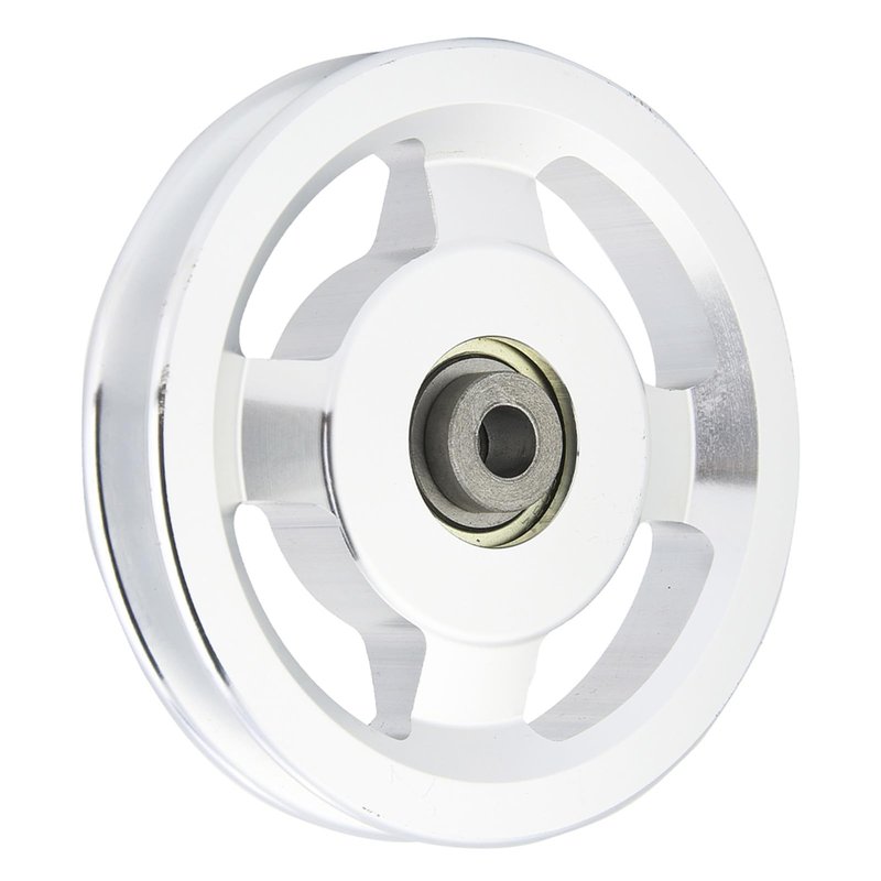 Strength Training Pulley, Aluminum Alloy Durable Pulley Wheel 4.5 Inch for Home Gym Fitness Enthusiasts Athletes Rehabilitation Exercises