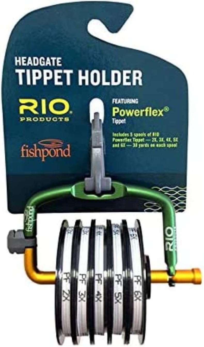 RIO Products Fly Fishing Tippet - 2X-6X Powerflex Tippet, 30 Yards, Clear Spools