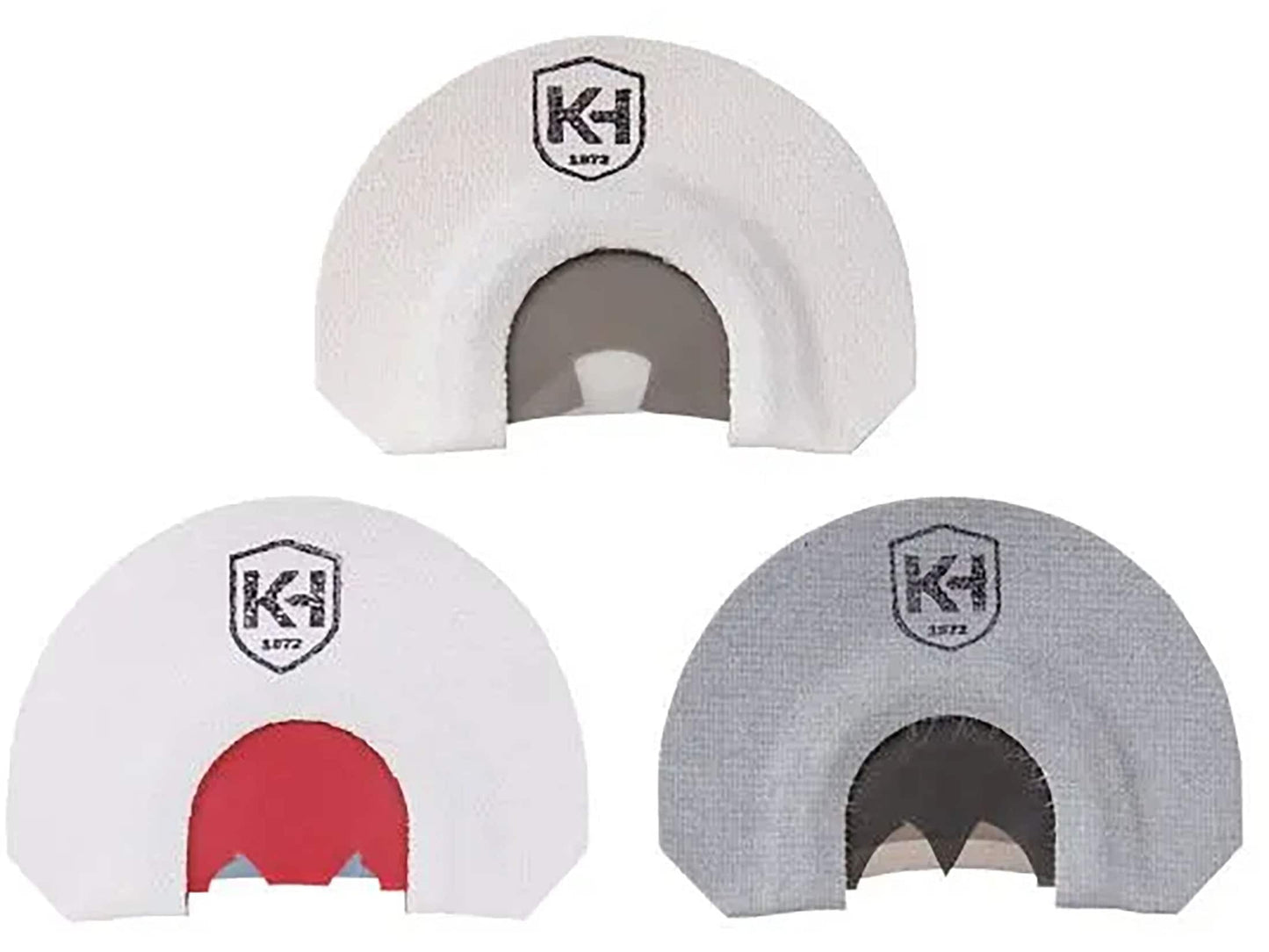 Knight & Hale Smokeshow Mouth Calls (3-Pack) – Triple Reed Diaphragm Turkey Call Set for Realistic Yelps, Cuts, Clucks & Purrs
