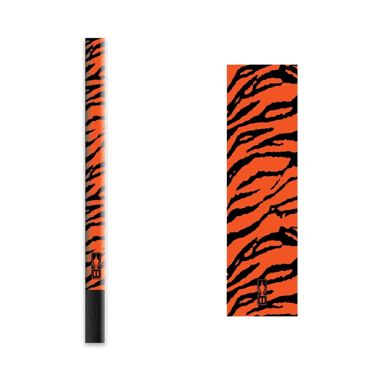 Bohning 4" Tiger Print Arrow Wraps, Standard, Orange Tiger