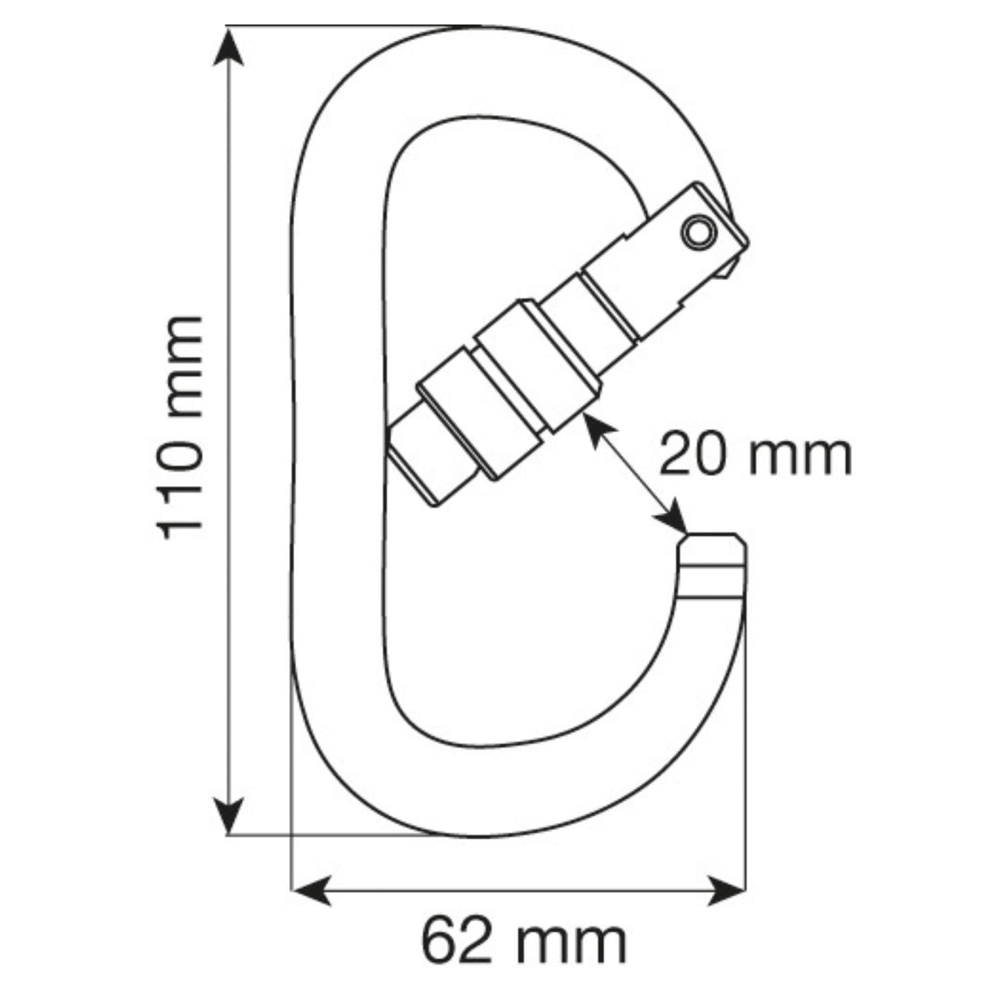 Camp Oval XL Lock - Sizes: One Size