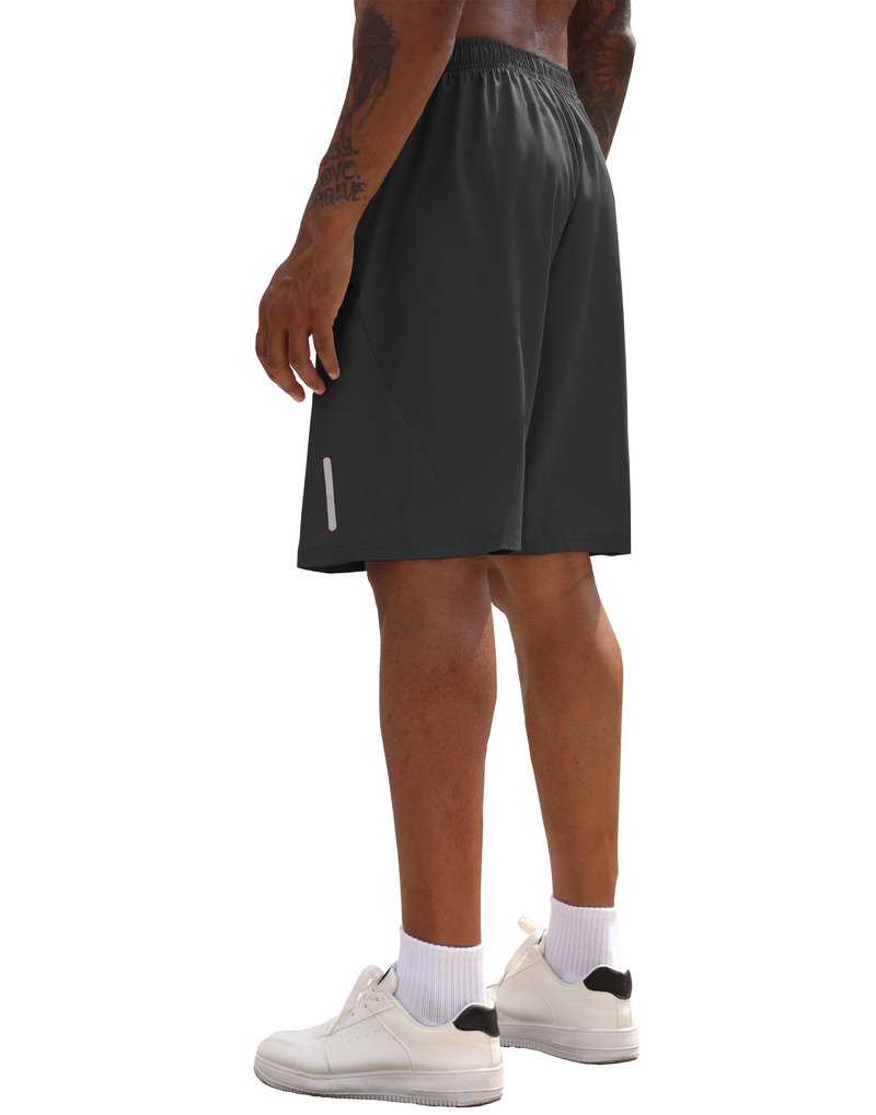 RPOVIG 3 Pack Men's Athletic Shorts Sets 9" Gym Workout Short with Zippered Pockets Running Joggers Basketball Gift