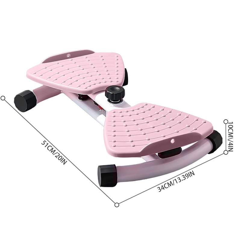 Waist Twisting Machine Board With Resistance Band - 350 Lbs Weight Capacity, 360° Rotating Waist Twister Noiseless Ab Twister Machine For Core Workout Abdominal Fat Loss