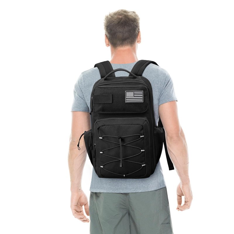 G4Free Pickleball Bag Fits 2 to 6 Paddles, Large Pickleball Backpack with Fence Hook for Men and Women(Black)