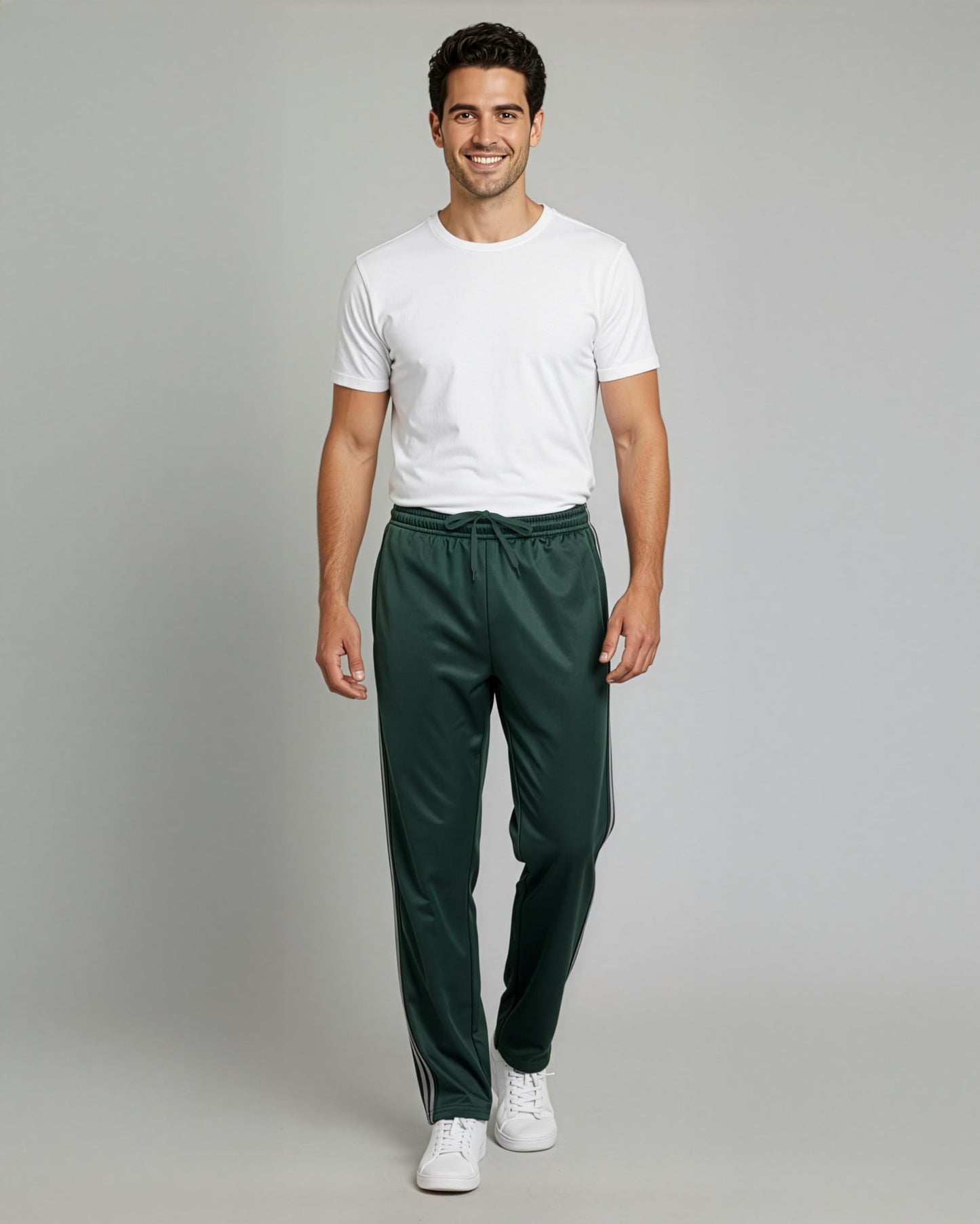 Real Essentials 3 Pack: Men’s Sweatpants – Athletic Track Pants with Pockets | Workout, Running & Lounge Pants for Men- Set 7, L