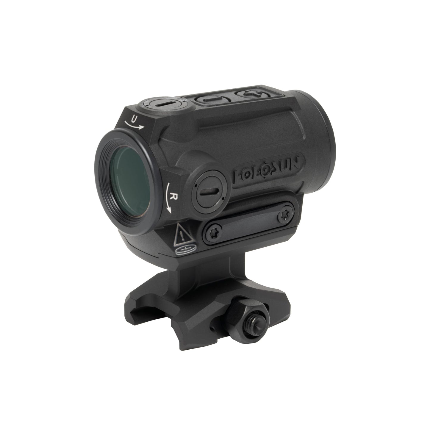 Holosun ARO-CORE Red Dot Sight with Shake Awake, 22mm Optical Window, 12 Brightness Settings, Co-Witness & Low Mounts Included (2 MOA, Red)