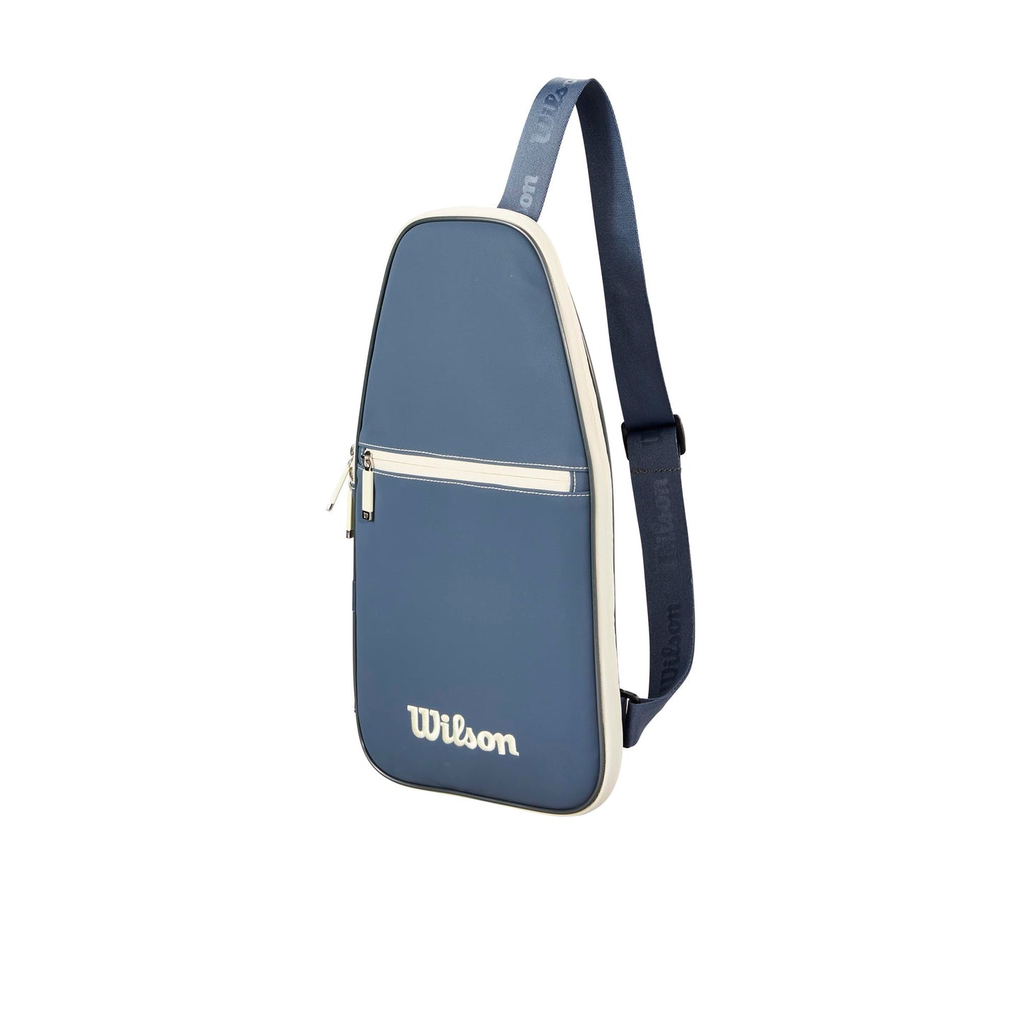 WILSON Pickleball Soft Cover Bag - Holds 1 Pickleball Paddle, Blue/Cream