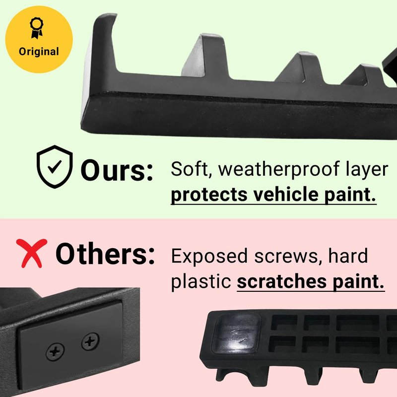 SnoStrip by RigStrips | The Original Protective Magnetic Ski & Snowboard Holder for The Side of Your Vehicle for Paint and Gear Protection