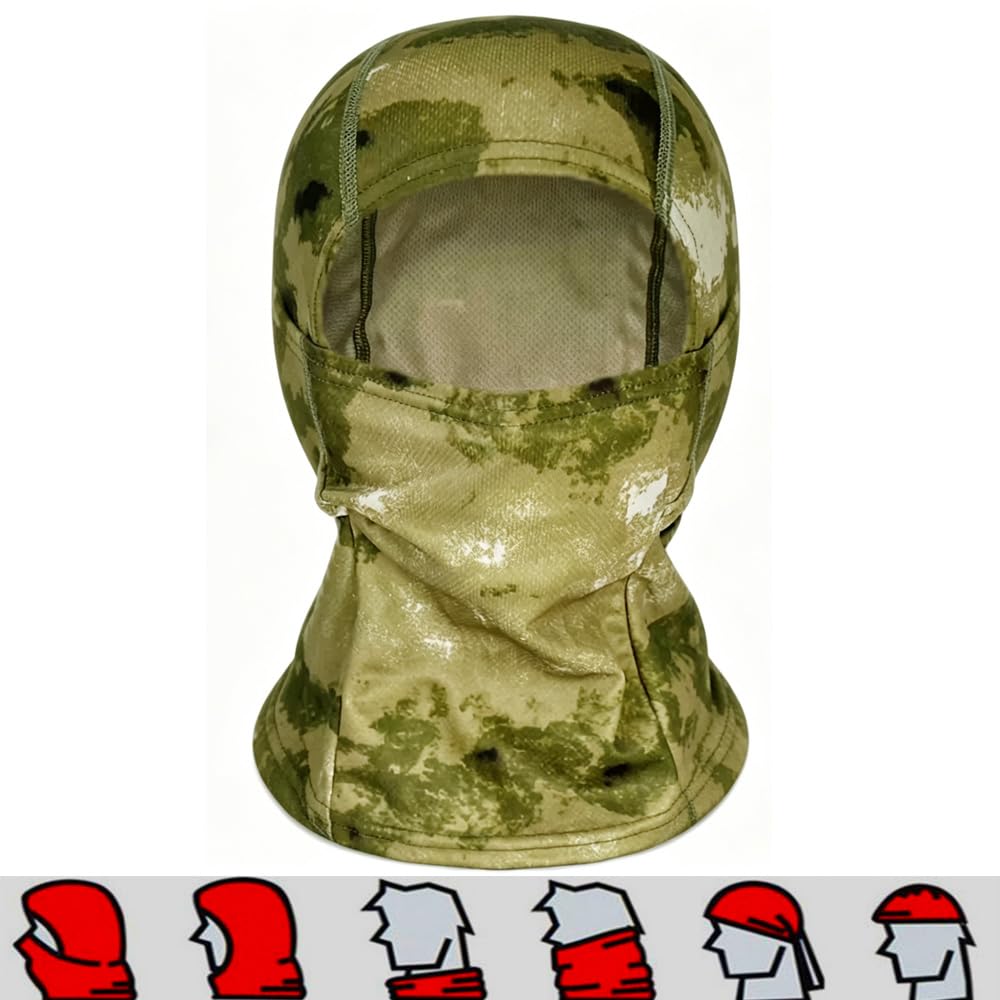 VPZENAR Airsoft Helmet, MICH Tactical Helmet,Airsoft Balaclava Mask,Air Soft Headgear and Air Soft Goggles for Men, Full Head Protection Airsoft Gear