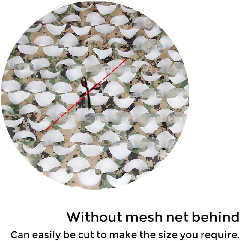 Camo Netting Roll for Hunting | Military-Grade Sunshade | Durable & Versatile 6x50 Ft