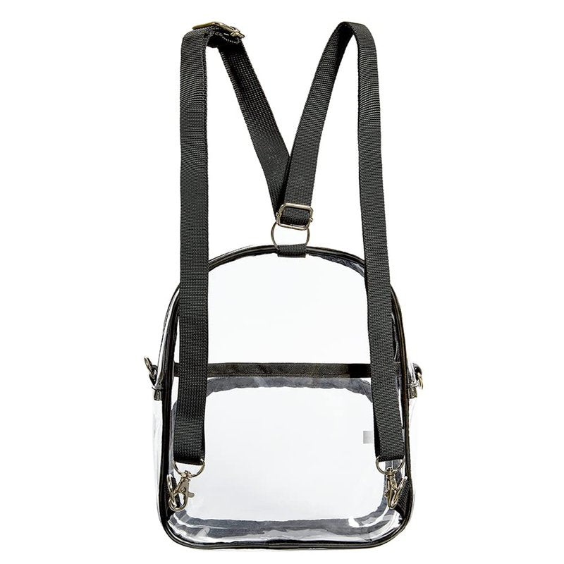 COVAX Heavy Duty Clear Backpack, Large Transparent Clear Bookbag, See Through Backpack for College, Work, Security Travel & Sports