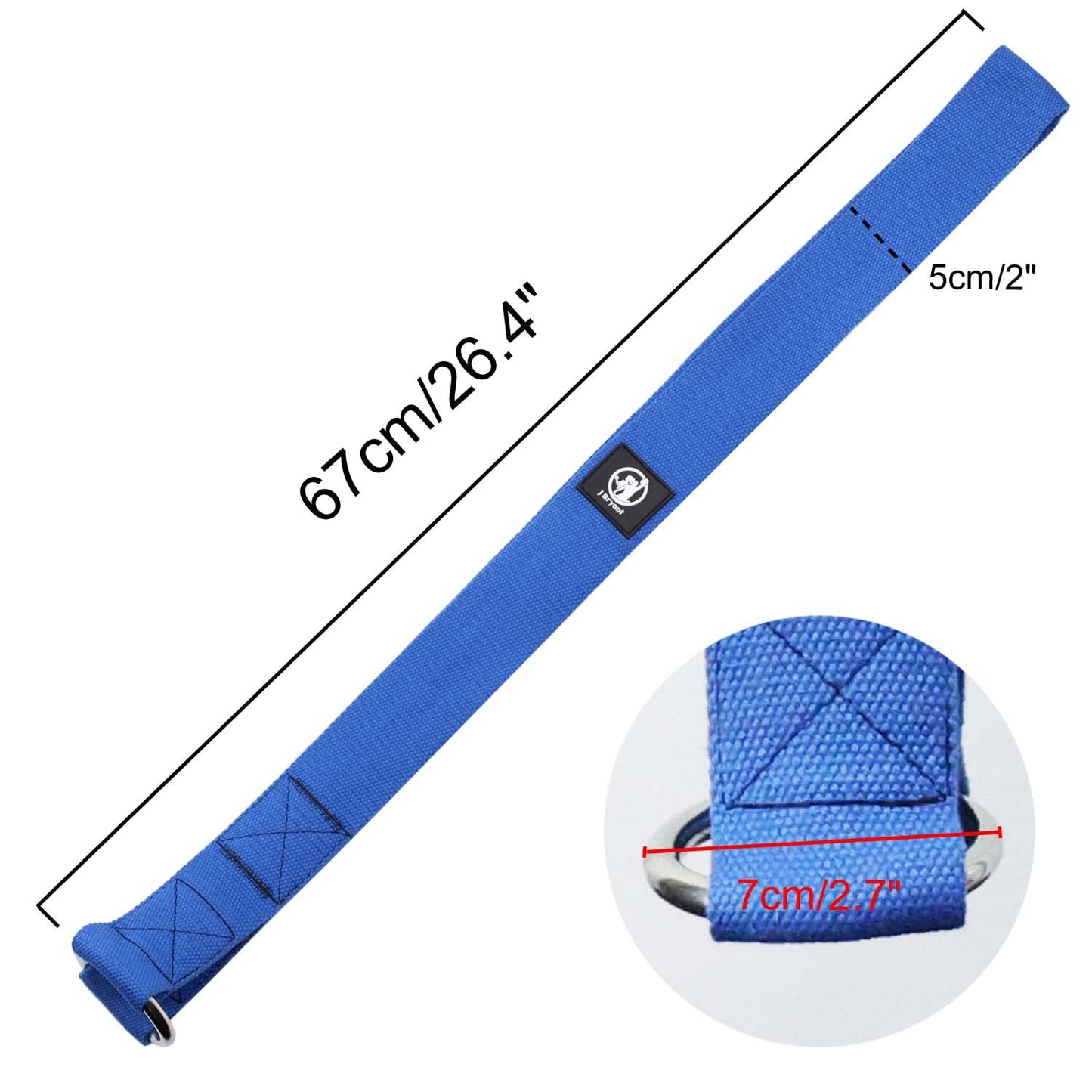 J Bryant Arm Wrestling Training Strap Belt Hand Grip- Ideal for Wrist, Forearm, and Biceps Workouts, Multifunctional Home Gym Fitness Equipment, Compatible with 1 inch and 2 inch Barbell Plates