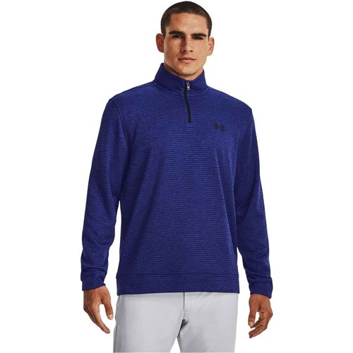 Under Armour Mens Storm SweaterFleece Quarter Zip, (456) Bauhaus Blue / / Black, Small