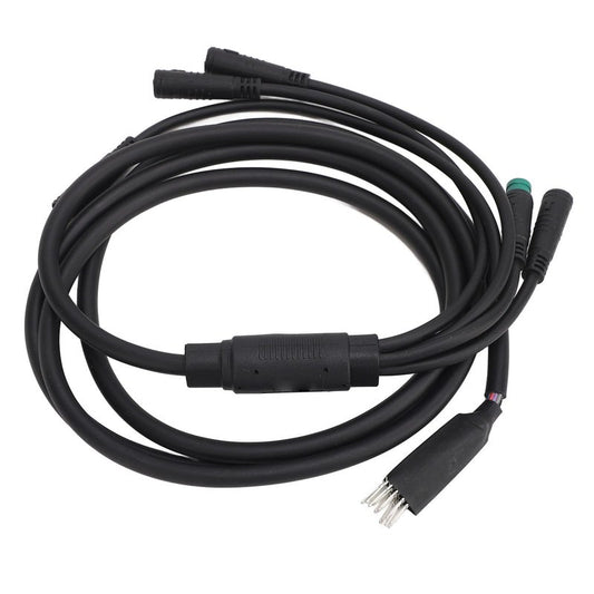 Alomejor Electric Scooter Wiring Harness, Copper Core Wire with Brake Handle Accelerator Interface, Scooter Electrical Harness, for DIY Enthusiasts Repair Shops Multiple Maintenance Upgrades