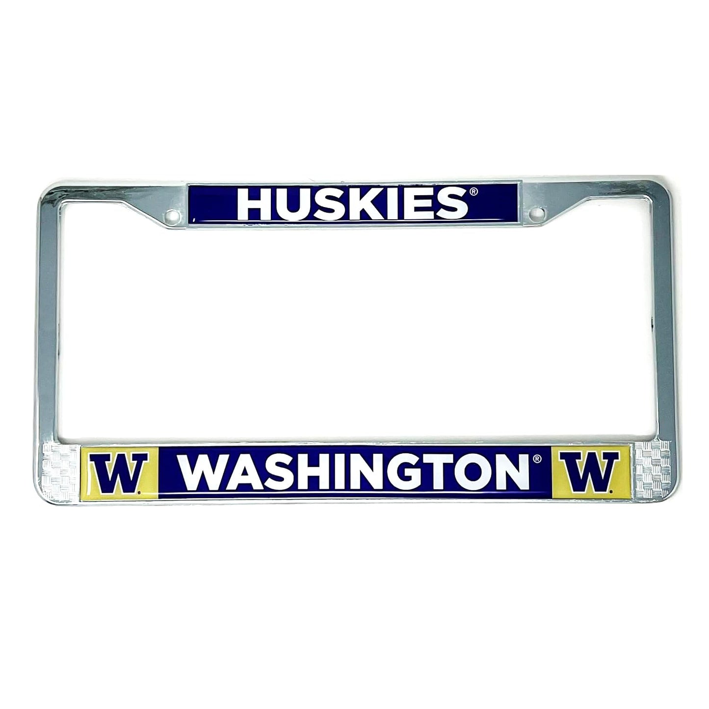 Decorvo Washington License Plate Frame - University of Washington Huskies Car Truck Accessory