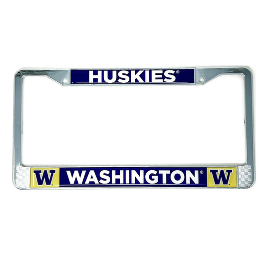 Decorvo Washington License Plate Frame - University of Washington Huskies Car Truck Accessory