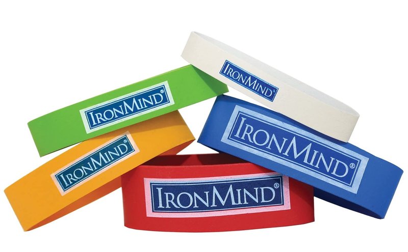 IronMind Two-Way Captains of Crush Grip Strengthener Set: CoC Trainer Gripper (100 lb.) and Expand-Your-Hand Bands