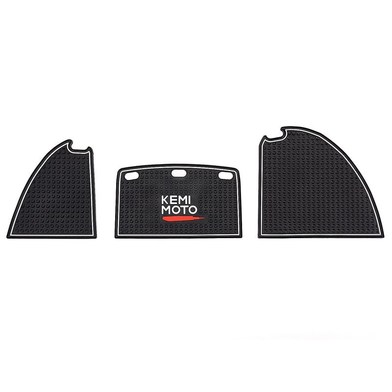 Kemimoto Golf Cart Dash Mats Compatible with Club Car Precedent 2004-2023 and Onward Tempo 2007-2023 Golf Cart Accessories White Trim