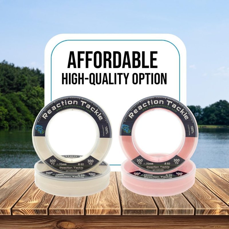 100% Pure Fluorocarbon Fishing Line - High Strength, Abrasion-Resistant, Fast-Sinking | Saltwater & Freshwater Leader