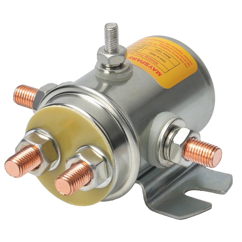 5 Terminal 12V Solenoid Relay 440003 440110 24401-01 for Prestolite Ramsey Winch Golf Cart SBD4201D 15-301 15-338 Compatible with Warn Motor