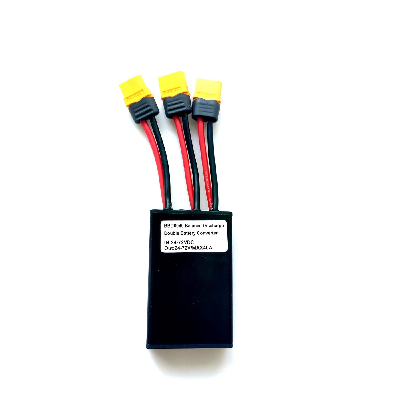 Higo Double Battery Discharge Converter for E-Bike 750w and 1000W Dual Battery Pack Switch Balancer 24-72VDC (Max Current 40Amp)