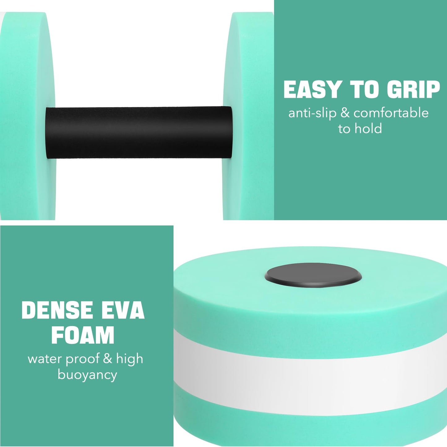 YECERCAN Water Weights for Pool Exercise