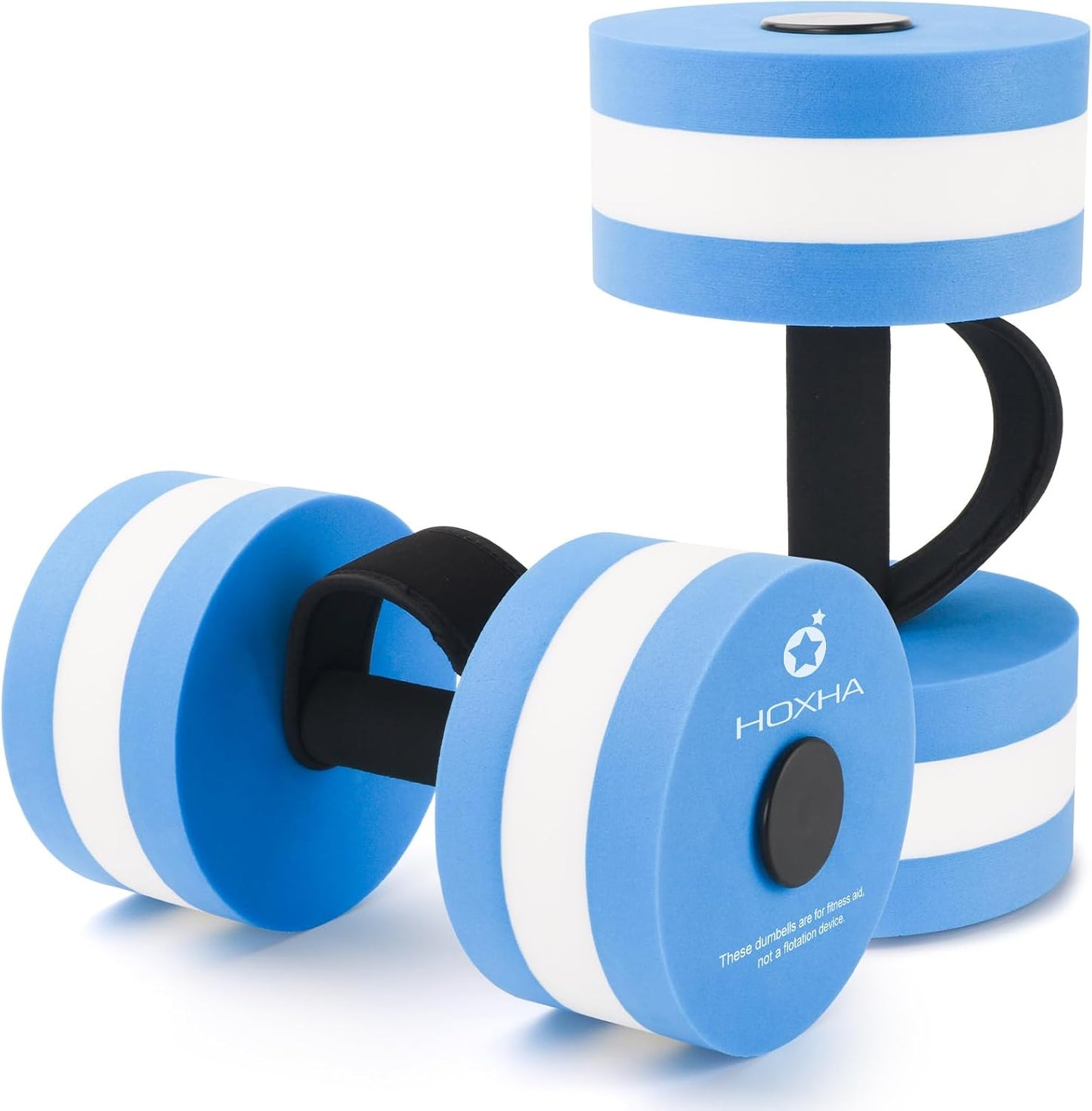 Aquatic Exercise Dumbbell Set - Foam Dumbbells for Water Aerobics | Resistance Training for Weight Loss