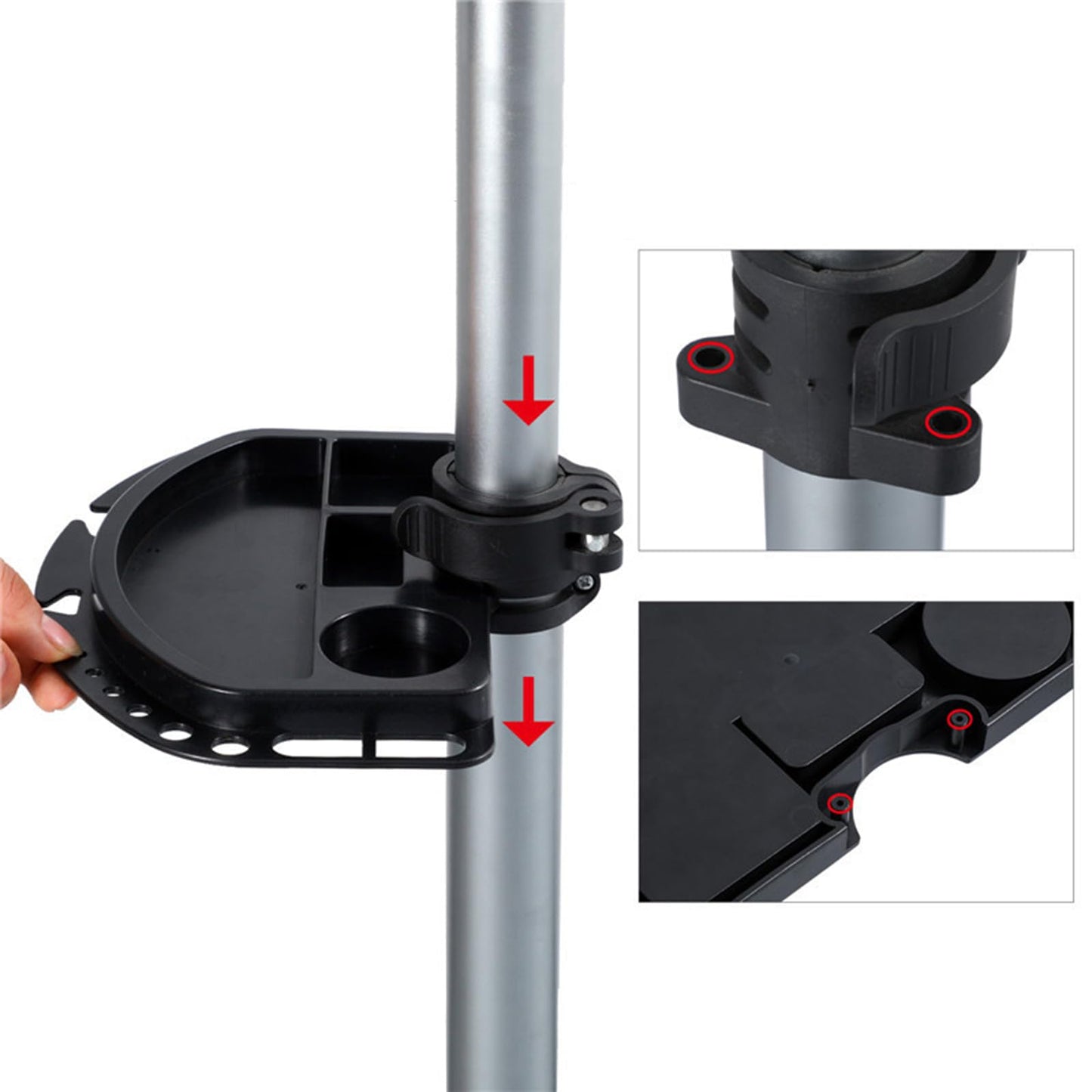MinnowXY Bike Repair Tray Bike Repairing Tool Holder Mechanic Tools Outdoor Bike Parts Bike Repair Stand Bike Maintenance Stand