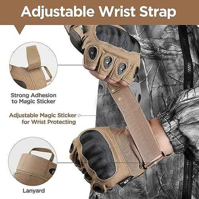 Mossy Oak Fingerless Tactical Gloves for Men and Women- Motorcycle Gloves for Tactical Shooting, Hunting, Cycling and Hiking