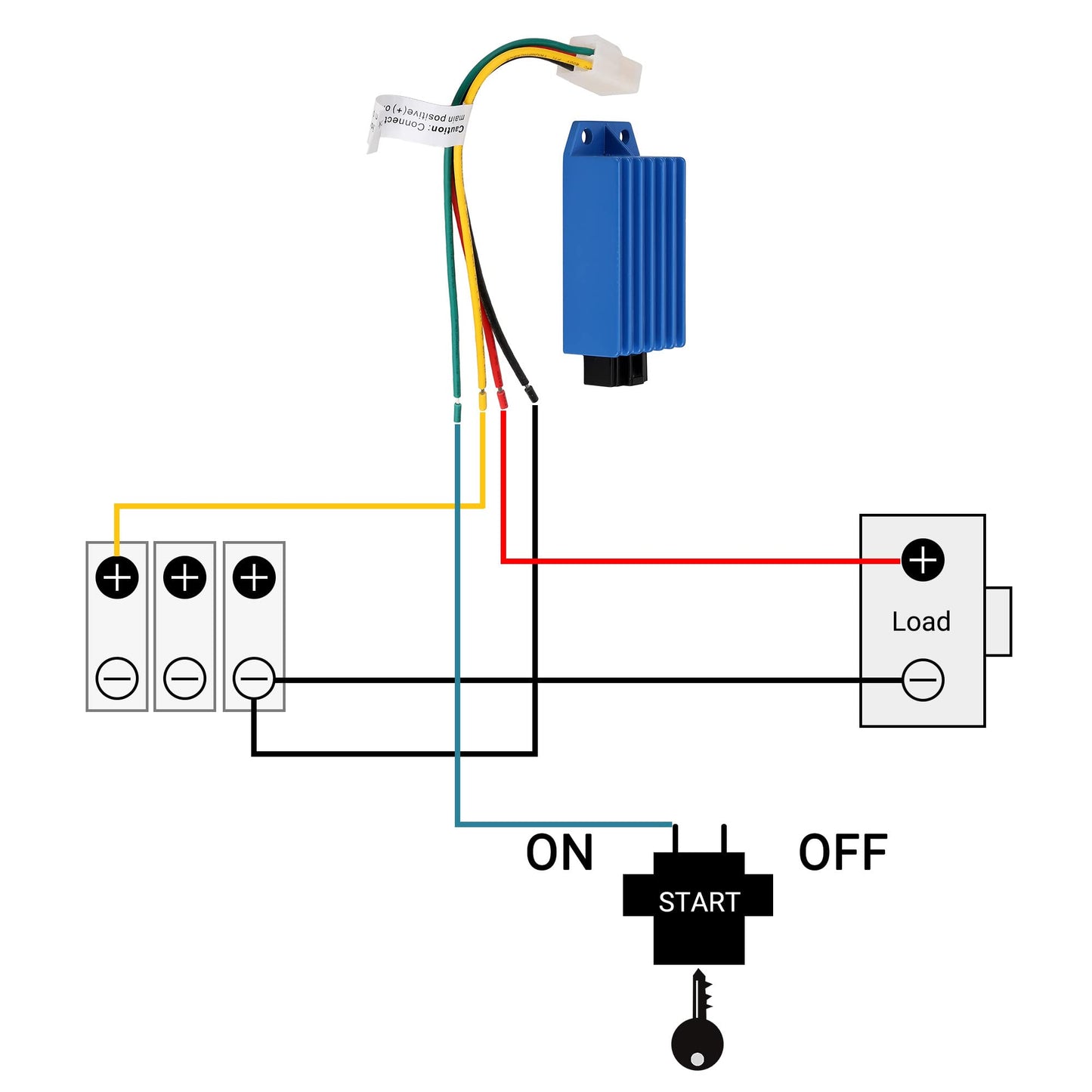 10L0L Golf Cart Voltage Reducer 36V 48V Step Down to 12V 10A 120W DC Converter Regulator Universal for Yamaha EZGO Club Car