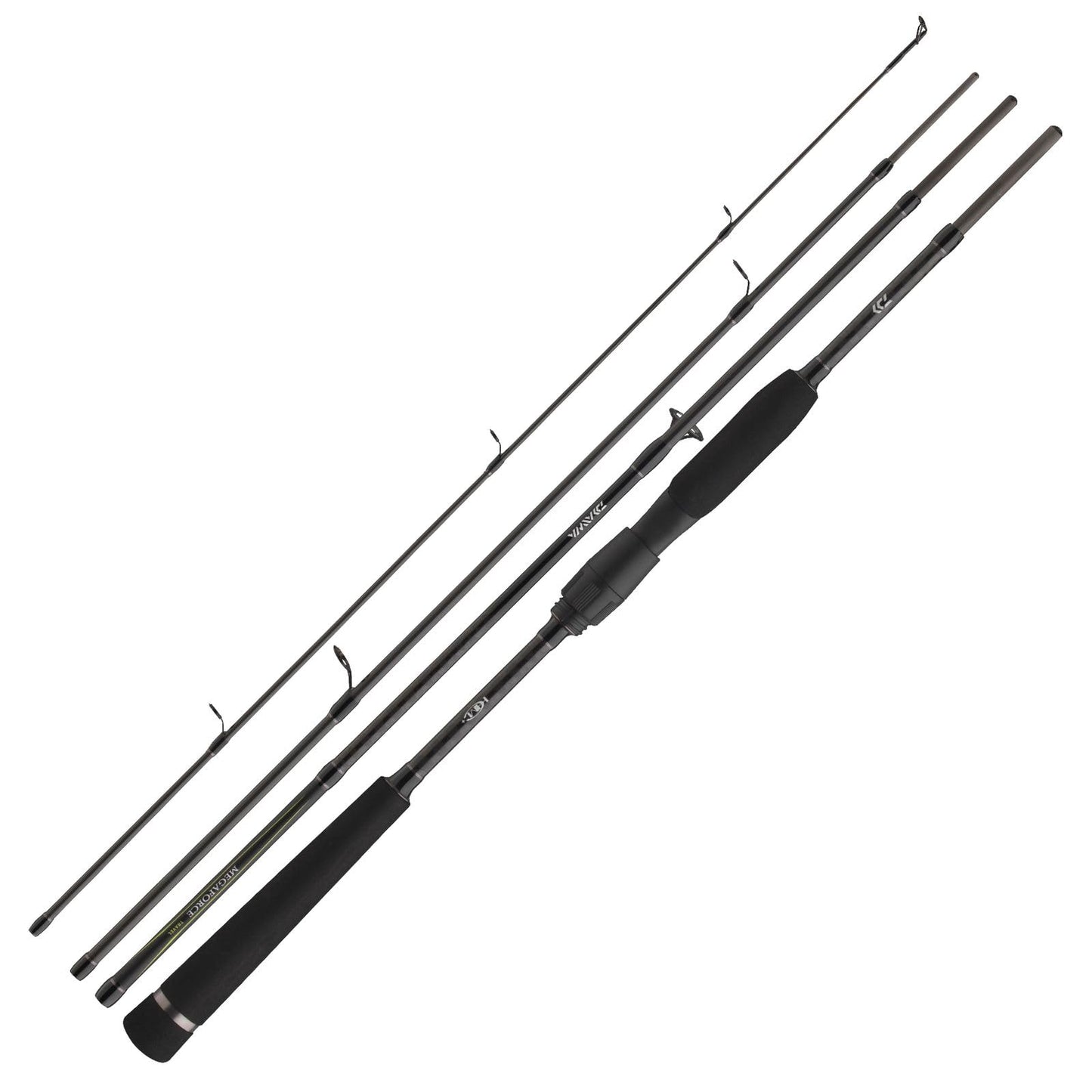 DAIWA Megaforce Travel, 8.86 ft, 0.53-1.76 oz, 4 Parts, Spinning Fishing Rod