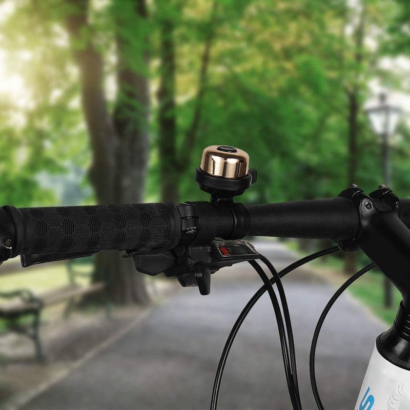 2PCS Bike Bell, Premium Bicycle Bell, Brass Bike Bells for Adults and Kids - Crisp Loud Melodious Sound - Bicycle Bells for Road Bike, Mountain Bike