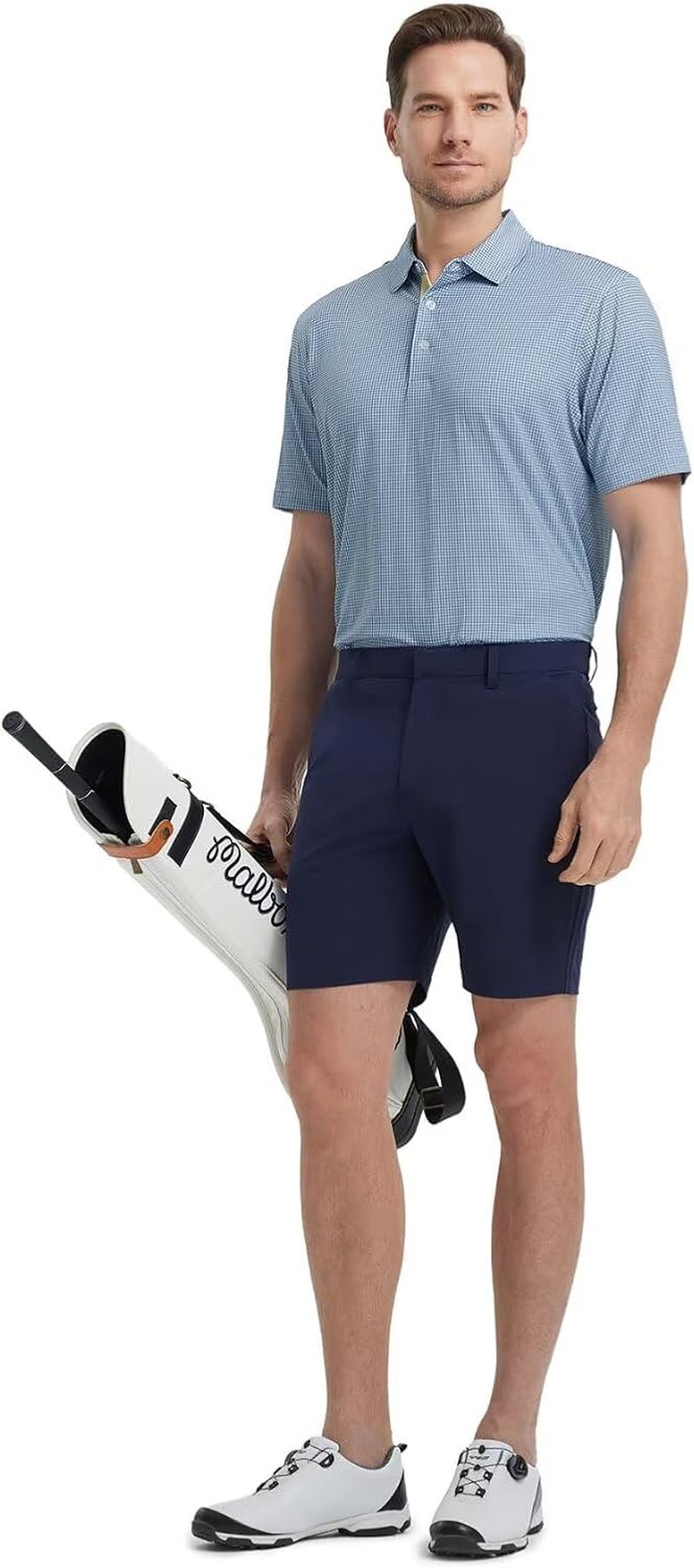 Mens Golf Shirt - Short Sleeve Dry Fit Moisture-Wicking Polo | Performance Patterns