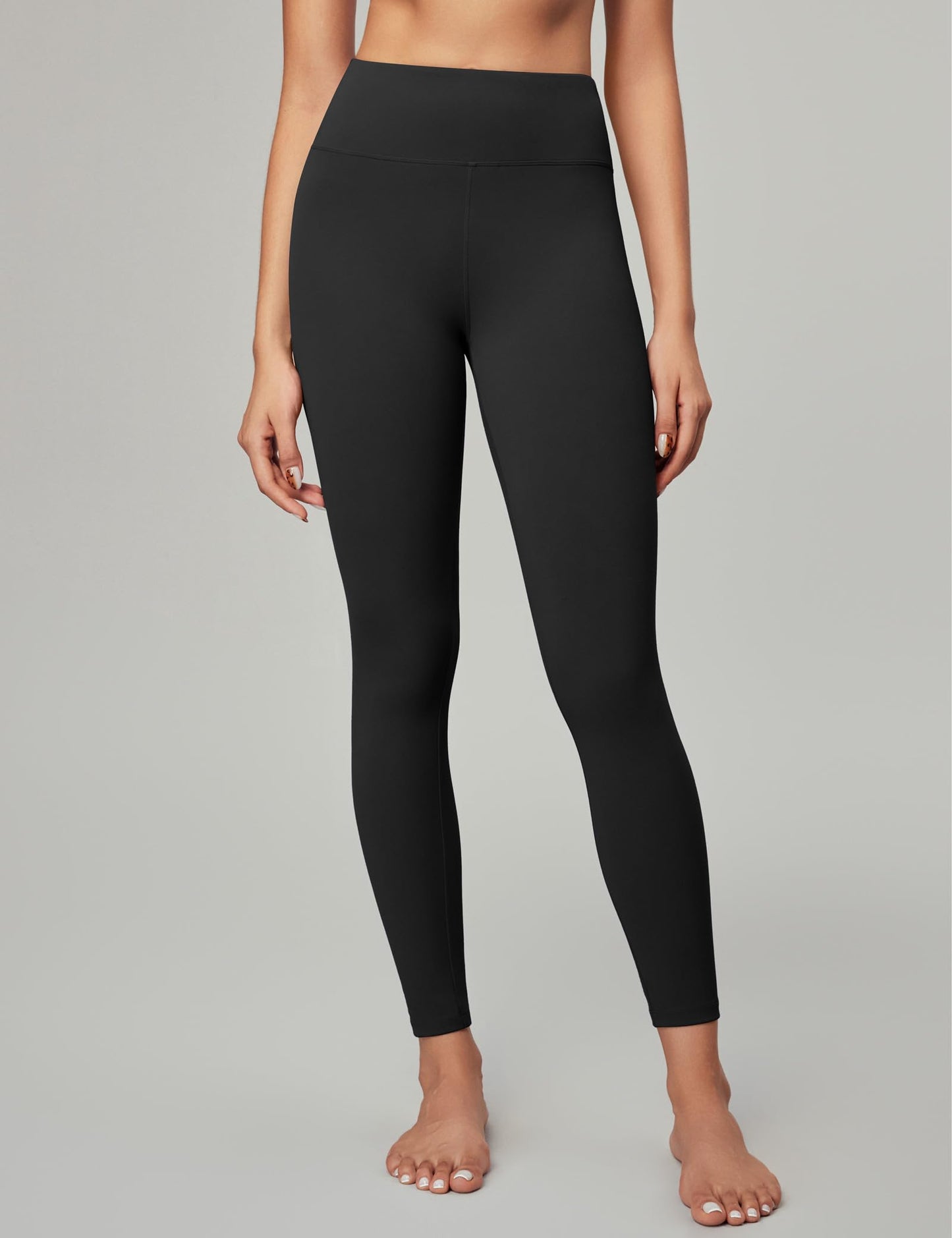 IUGA High Waisted Leggings for Women Running Workout Leggings with Inner Pocket Yoga Pants for Women Black