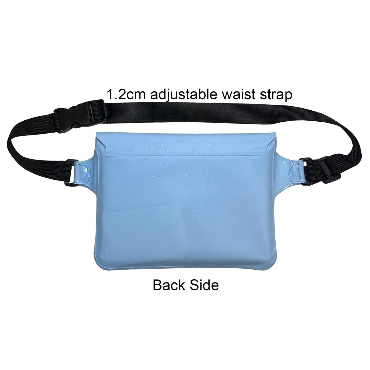 DRLOKPAK Waterproof Waist Bag Pouch Fanny Pack Bum Bag with Secret Holder Keeps Your Phone Kindle Wallet Watch & Valuables Dry - Perfect for Surf Canoe Swim Snorkel Dive Beach Pool(Lime Green)