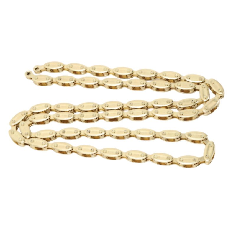 Tbest Chain, High Strength Steel 100 Link Single Speed Chain Replacement for Fixed Gear for BMX