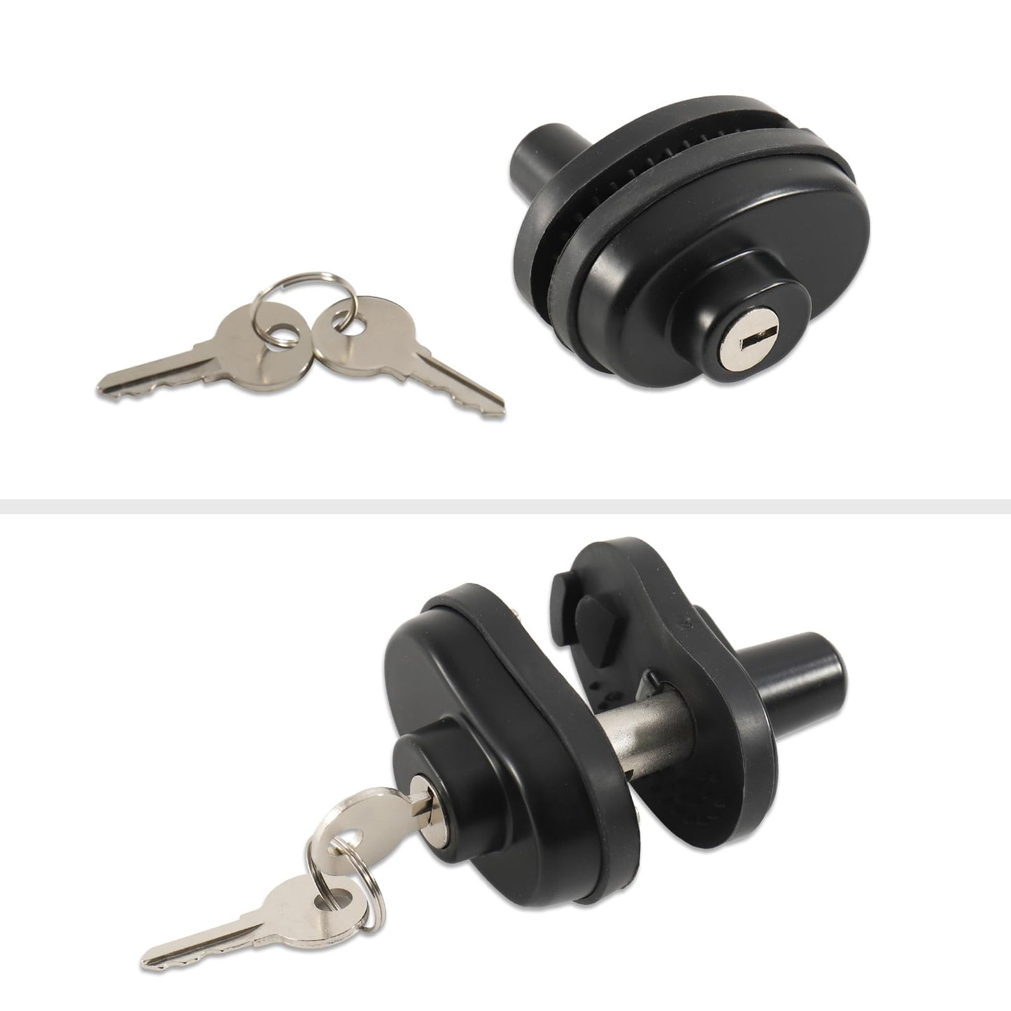 Fancemot 8 Packs Gun Trigger Lock with Keys, Gun Lock for Firearms Rifles, Shotgun, Handgun, Pistol Accessories