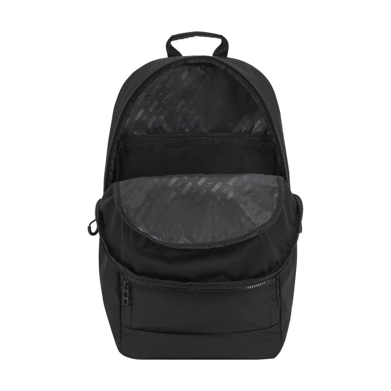PUMA Women's Stellar Backpack with Luggage Strap, Padded Adjustable Straps & Water Bottle Pockets, Black, One Size