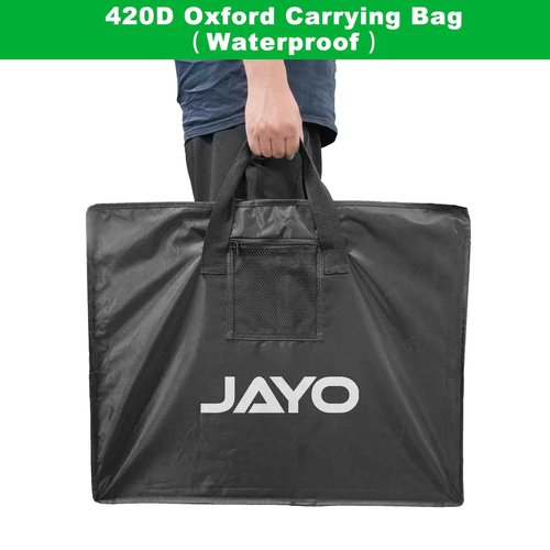 JAYO 18" x 24" Portable Soccer Tactic Board Double Sided Tactics White Board with Soccer Full Pitch on The Front Side Half Pitch on The Back Side Coaching Equipment Deluxe Carrying Bag Included
