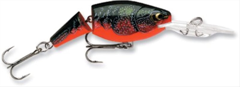 Rapala Jointed Shad Rap 04 Fishing lure (Red Crawdad, Size- 1.5) - one size