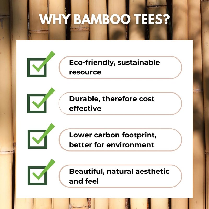 Obirdie Bamboo Golf Tees Bulk Pack of 50 Strong Durable Golf Tees 2.75 and 1.5 Inch Short and Long Golf Tees for Women Eco Friendly Bamboo Tees Golf Accessories Womens Golf Ball Tees (Red & Pink)